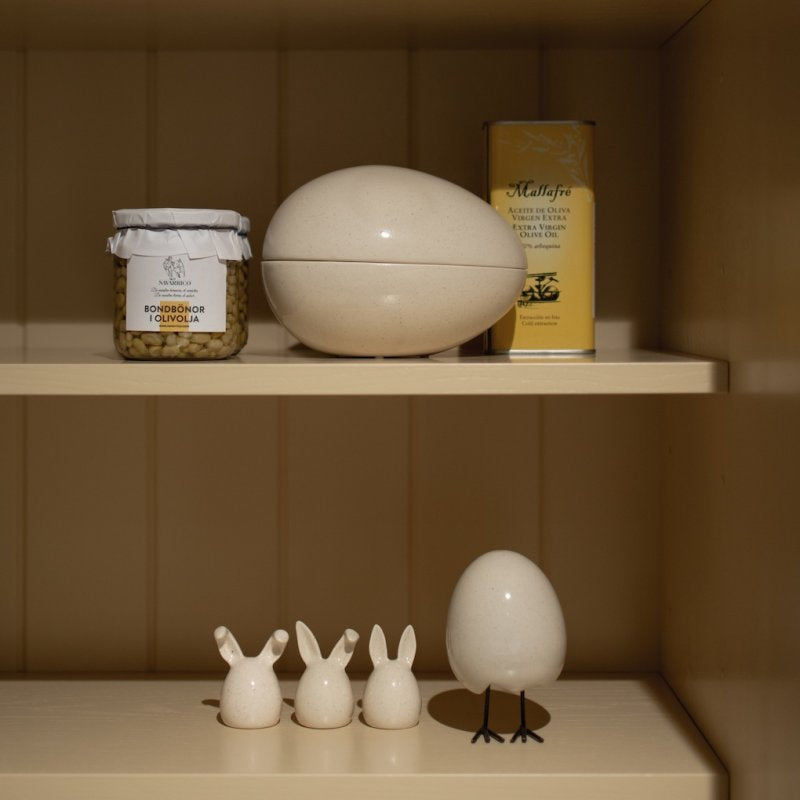 Nest - Påskeegg i keramikk - Vanilla