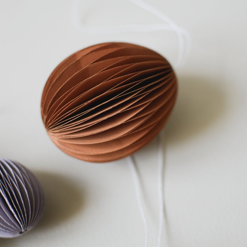 Ovoid påskepynt Large - Terracotta