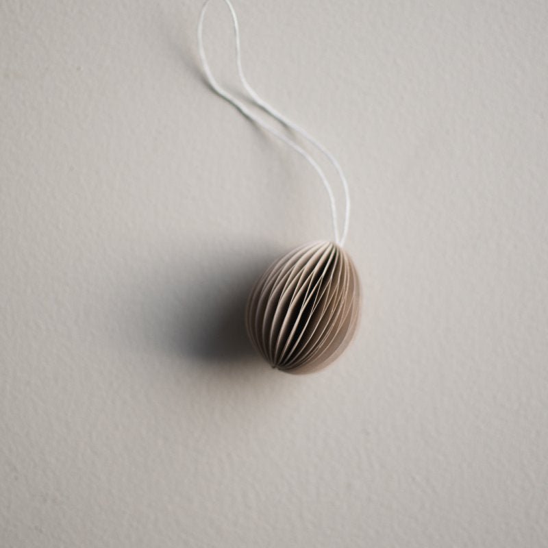 Ovoid påskepynt Small - Sand