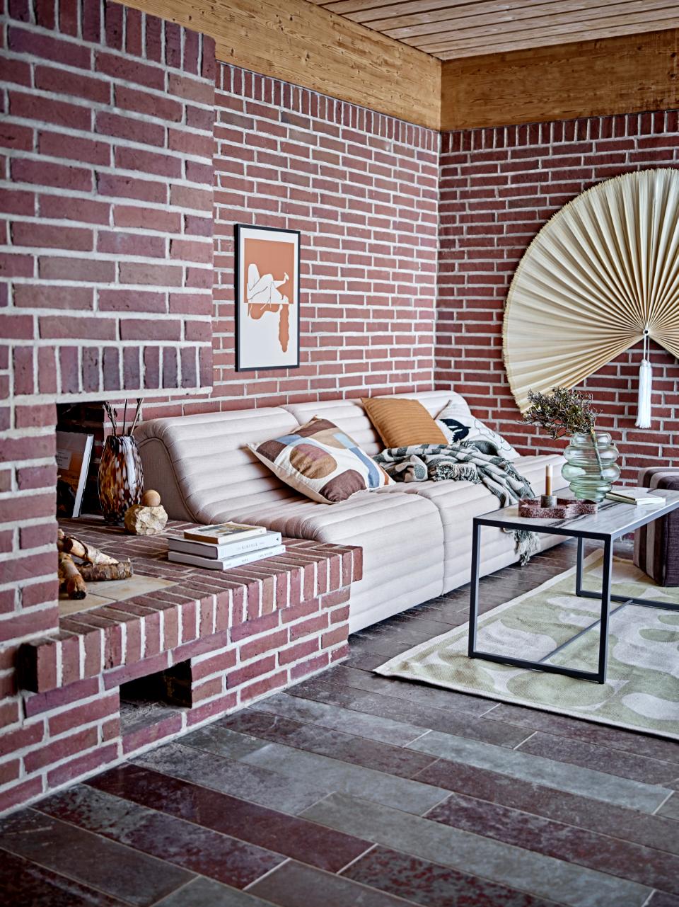 Alk pledd i resirkulert bomull - Grønn