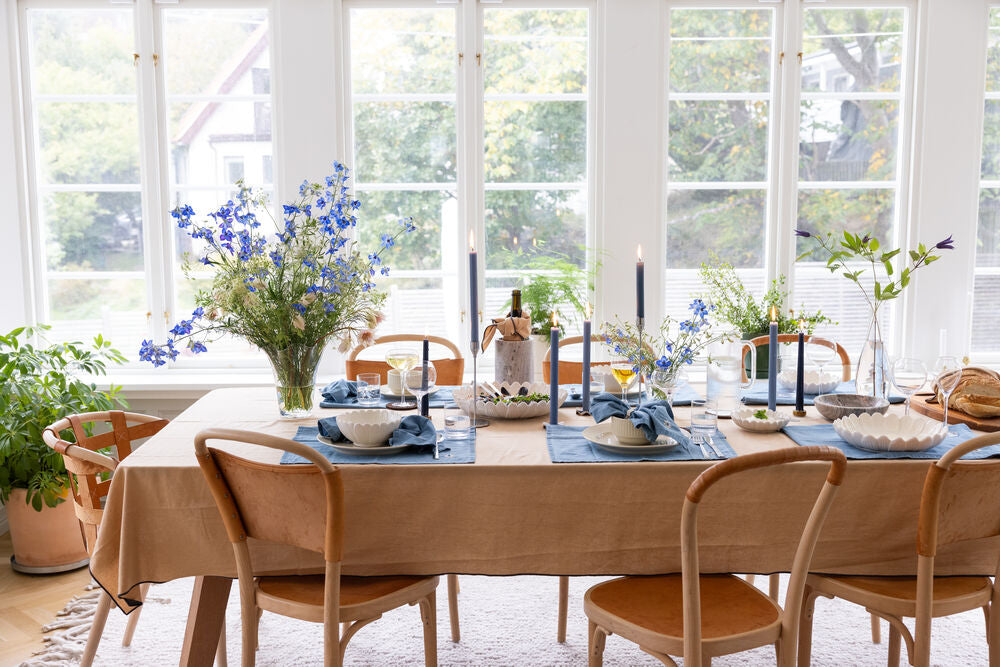 Siri lysestake Large - Sølv