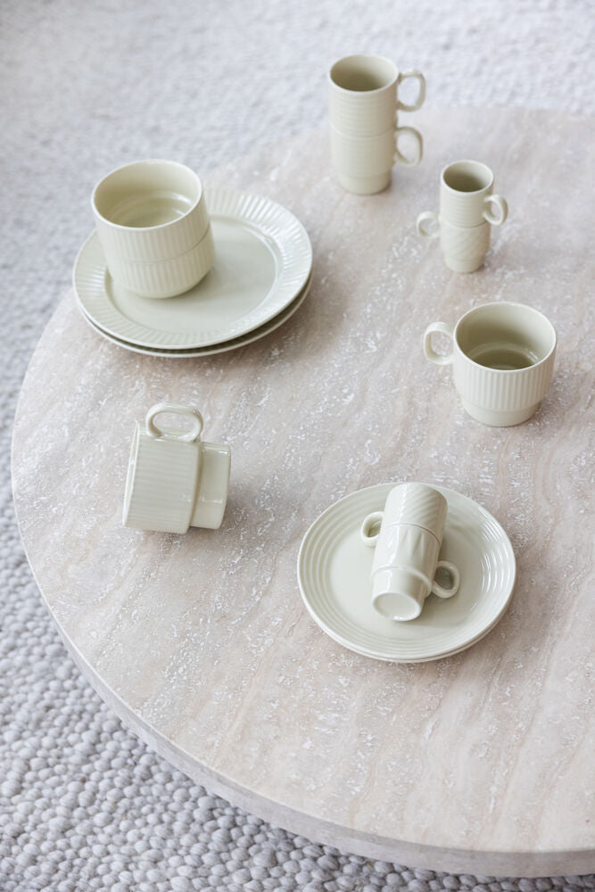 Coffee & More tallerken Ø27,5 - Beige