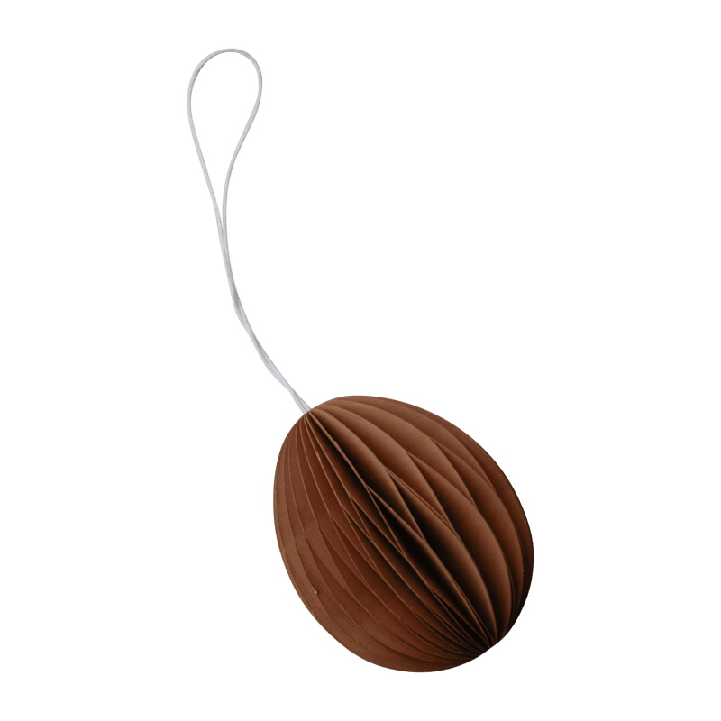 Ovoid påskepynt Large - Terracotta