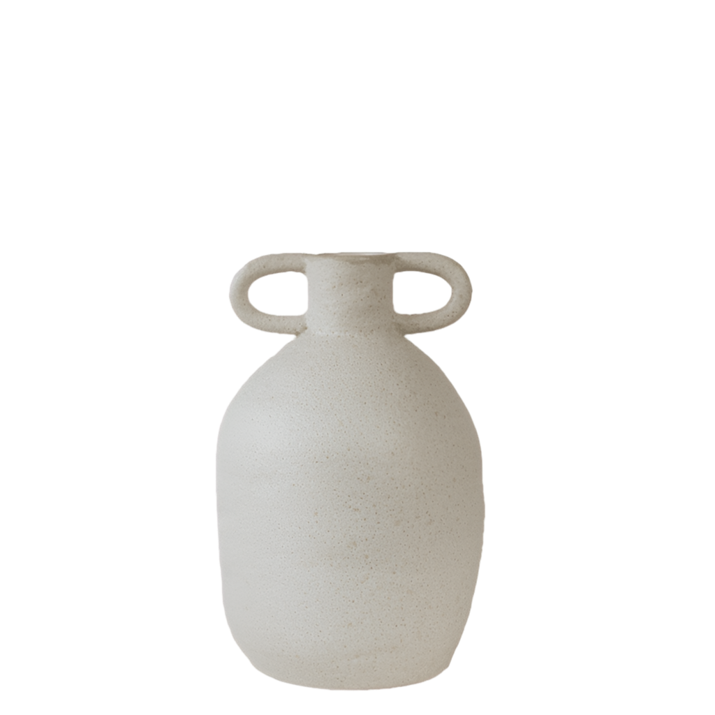 Long vase Small - Beige H23cm
