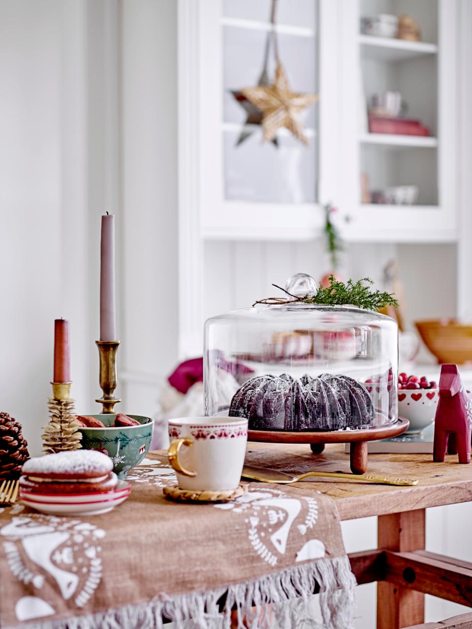 Yule skål Ø14cm - Grønn