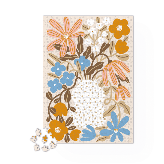 Myosotis & Nasturtium - Puslespill 500 brikker