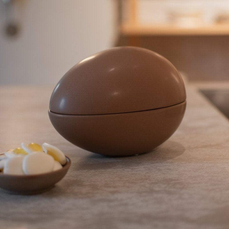 Nest - Påskeegg i keramikk - Nougat