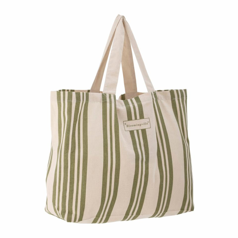 Trina Shopping Bag, bomull - Grønn