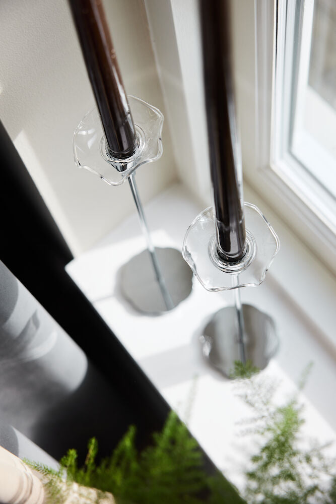 Siri lysestake Large - Sølv