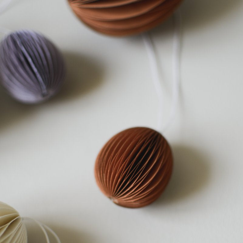 Ovoid påskepynt Small - Terracotta