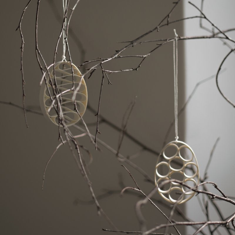 Paper Egg påskepynt - Wave