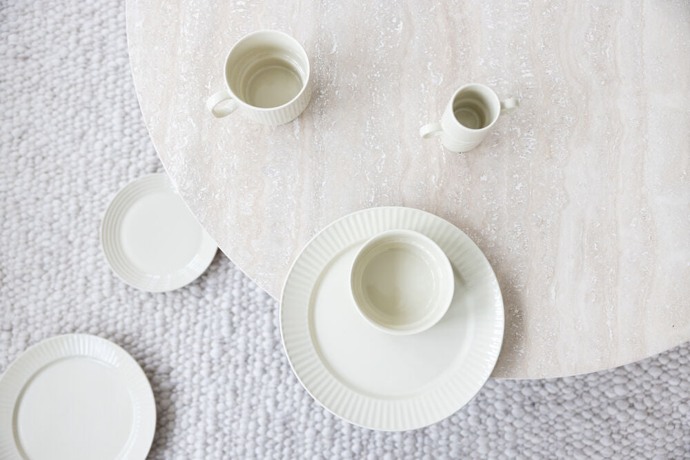 Coffee & More tallerken Ø27,5 - Beige