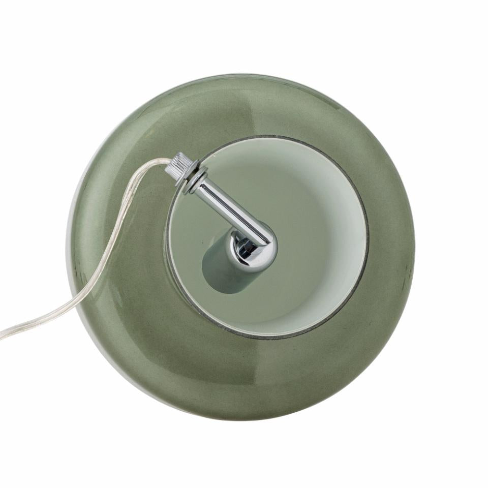 Paddy bordlampe i glass, H26,5 - Grønn