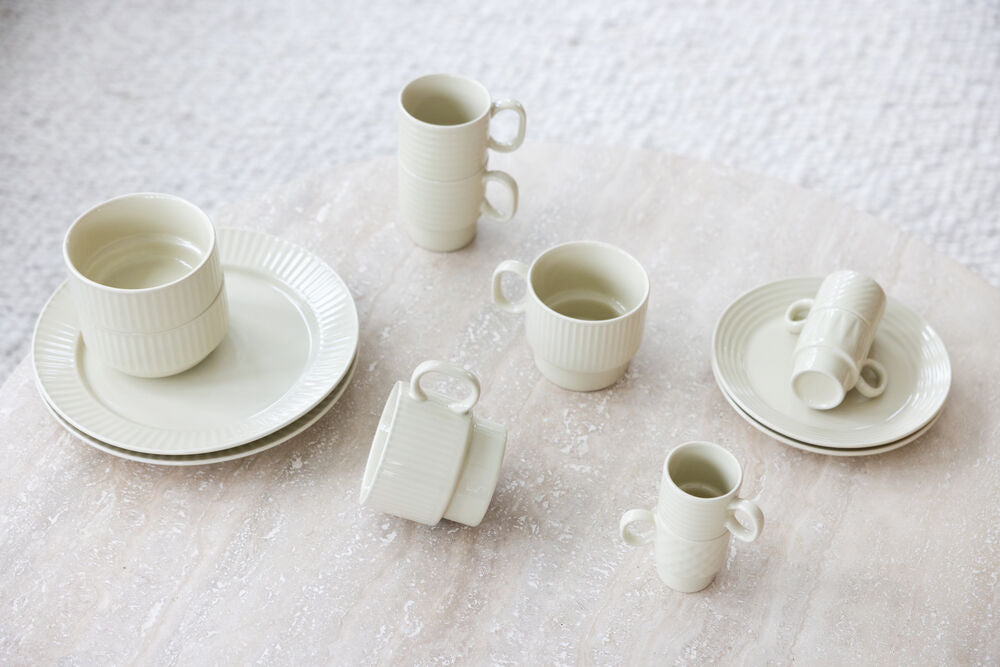 Coffee & More tallerken Ø27,5 - Beige