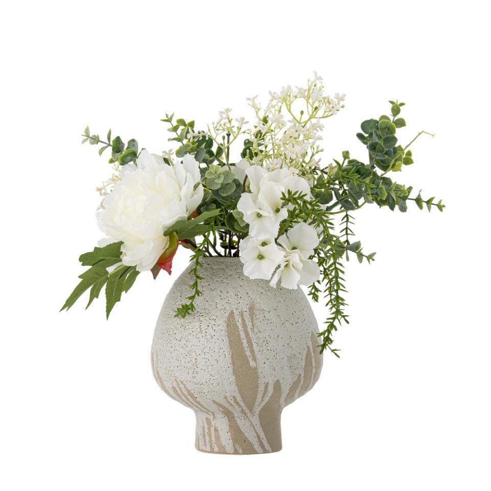 Lustre Bukett, Kunstige Blomster - Hvit