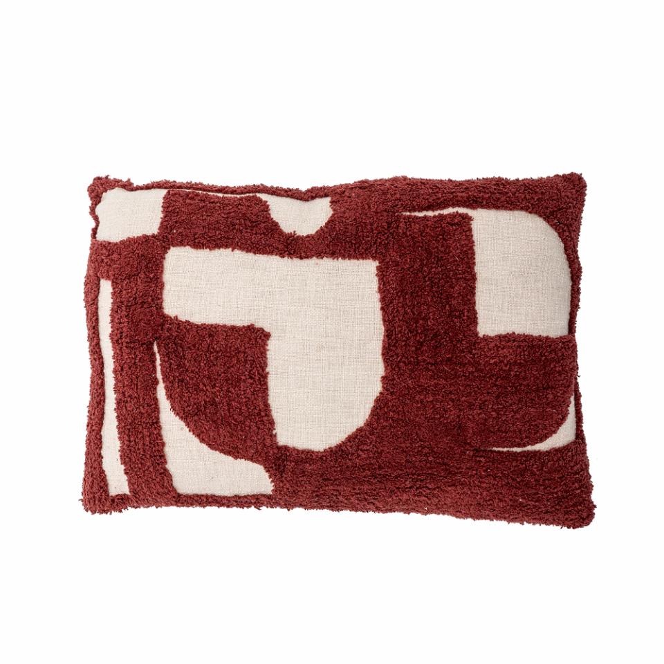 Olica pute 60x40cm - Burgunder/Natur