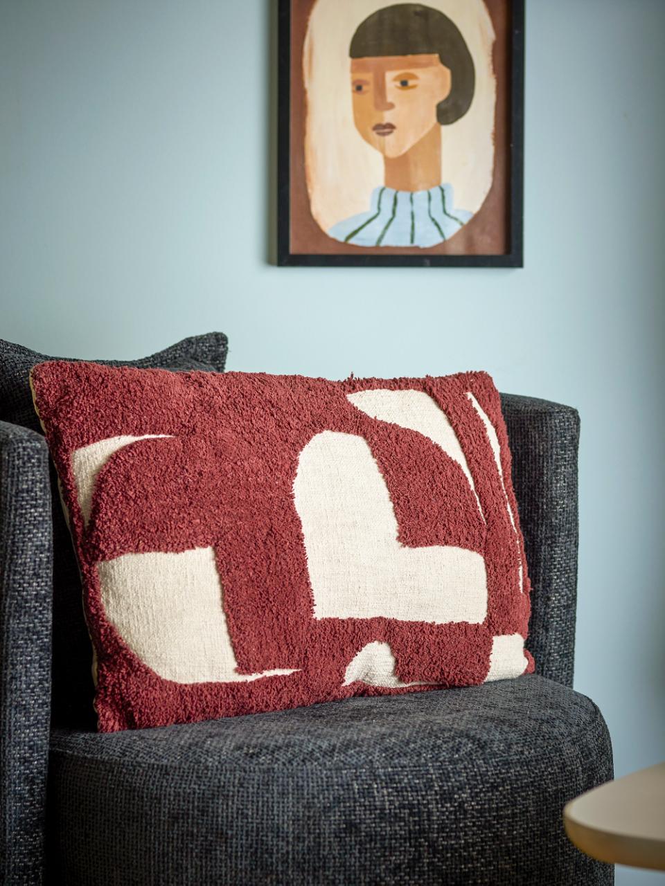 Amanda illustrasjon m/ramme i furu - 32x42cm - Brun