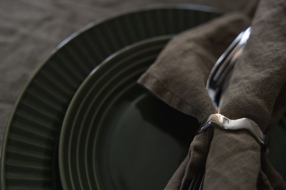 Anna serviettringer 4-pk - Sølv