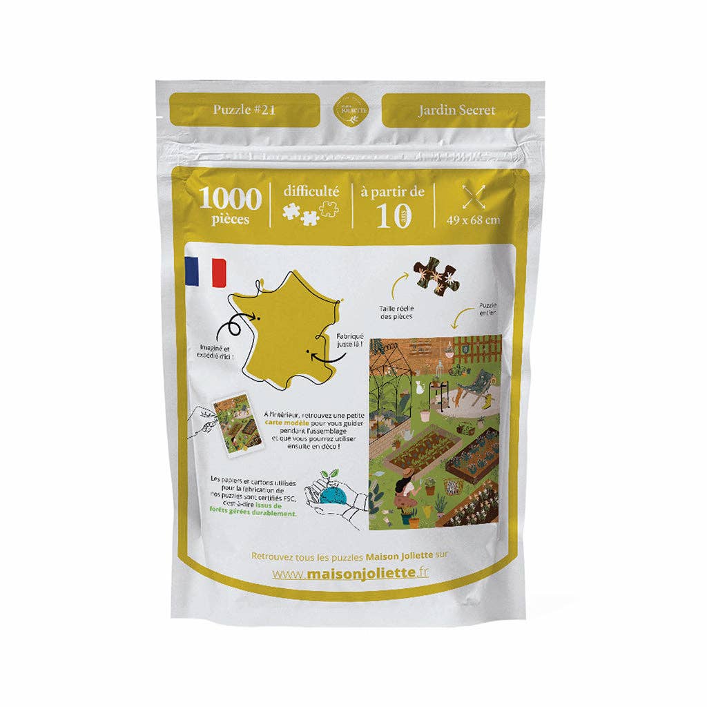 Hemmelig Hage - Puslespil 1000 brikker