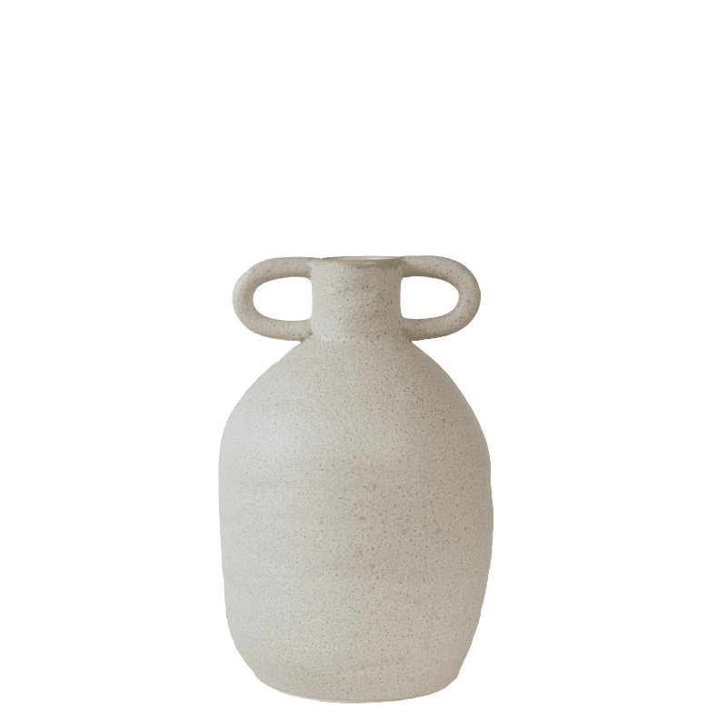 Long vase Small - Beige H23cm