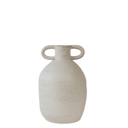 Long vase Small - Beige H23cm