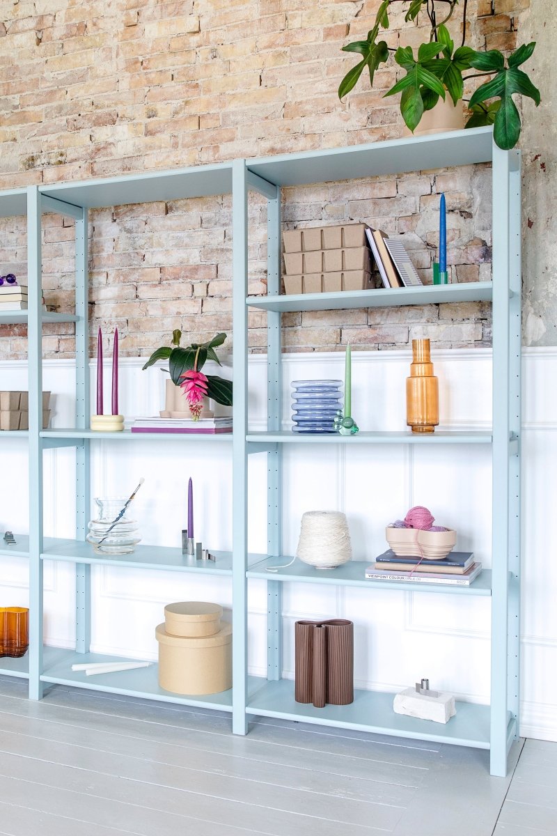 Repeat vase - blålilla H18cm