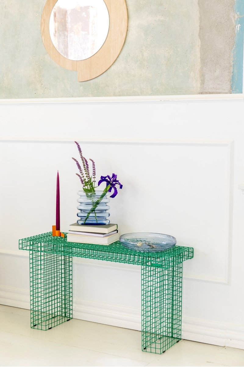 Repeat vase - blålilla H18cm