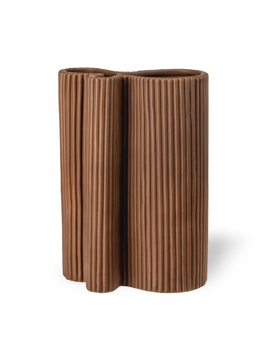 Wrap vase - Brun H26,5cm