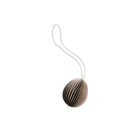 Ovoid påskepynt Small - Sand