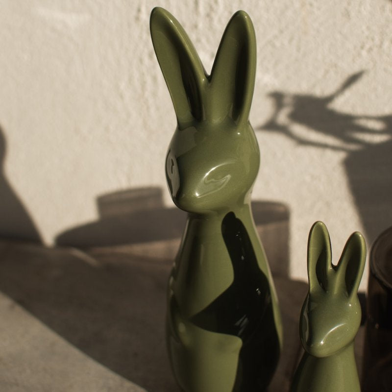 Swedish rabbit Small - Shiny green