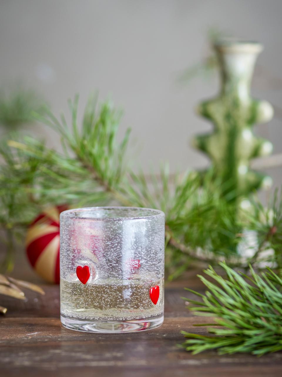 Debra drikkeglass 370ml - Hjerter