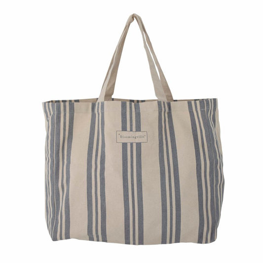Trina Shopping Bag, bomull - Blå