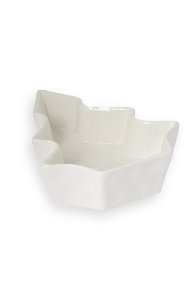 Granhult stor skål - Hvit