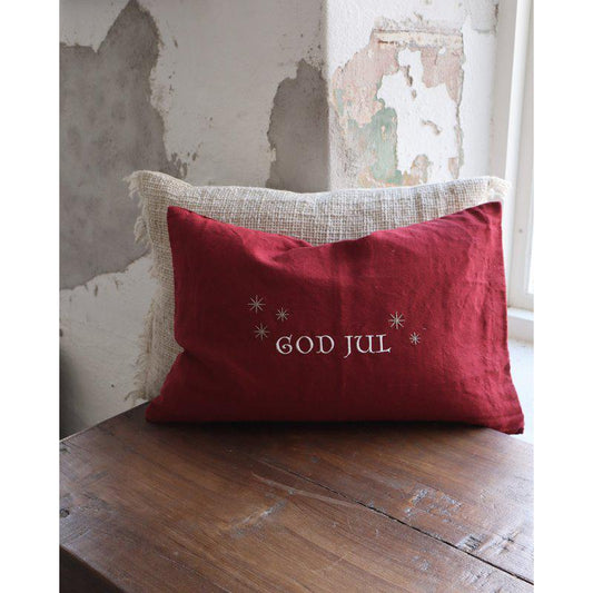 Christmas putetrekk 30x50cm - Rød