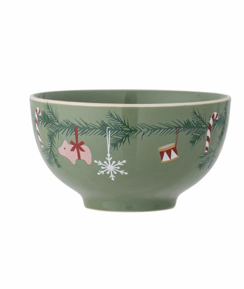 Yule skål Ø14cm - Grønn
