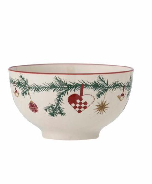 Yule skål Ø14cm - Natur