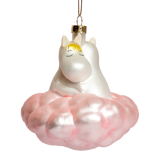 «På en rosa sky» Julekule - Moomin By Heim Studio