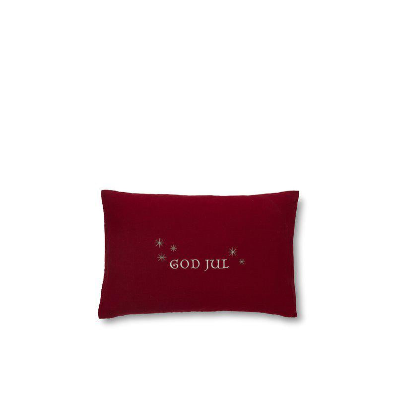 Christmas putetrekk 30x50cm - Rød