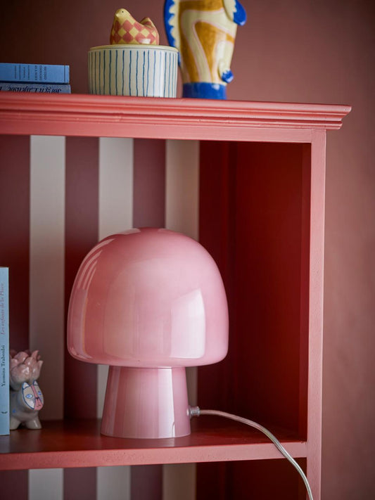 Paddy bordlampe i glass, H26,5 - Rosa
