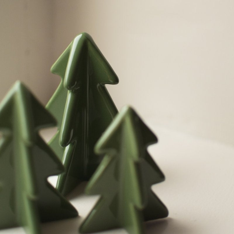 Winter tree Medium H8cm- Grønn