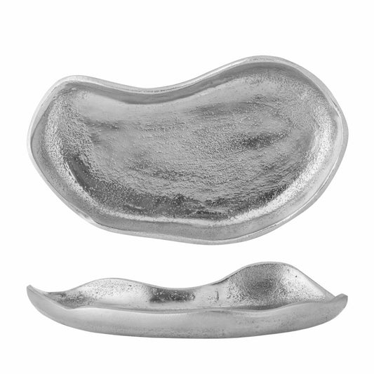 Marlice Asymmetrisk fat - Aluminium Sølv L20cm