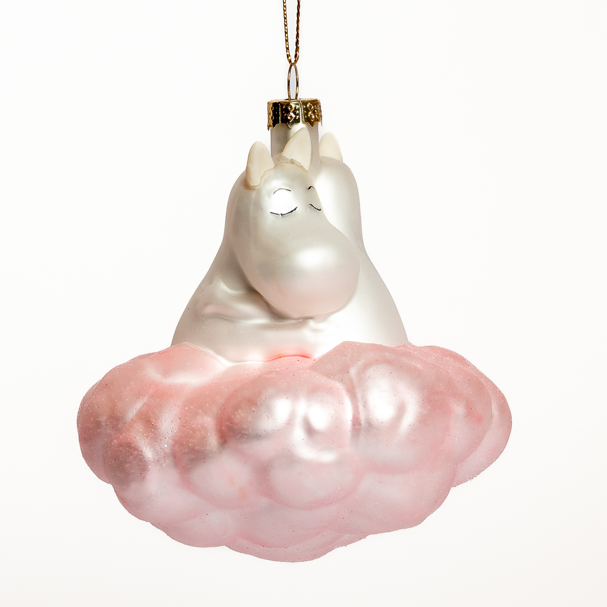 «På en rosa sky» Julekule - Moomin By Heim Studio