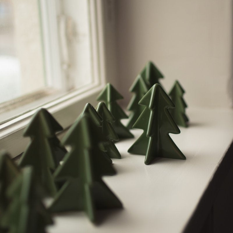 Winter tree Medium H8cm- Grønn