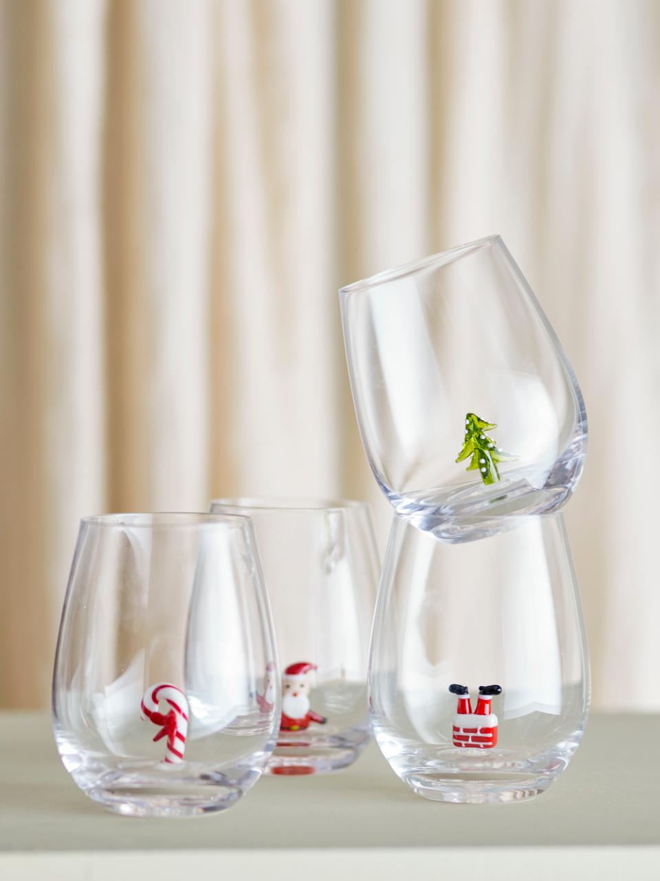 Misa drikkeglass 560ml - Julenissens ben