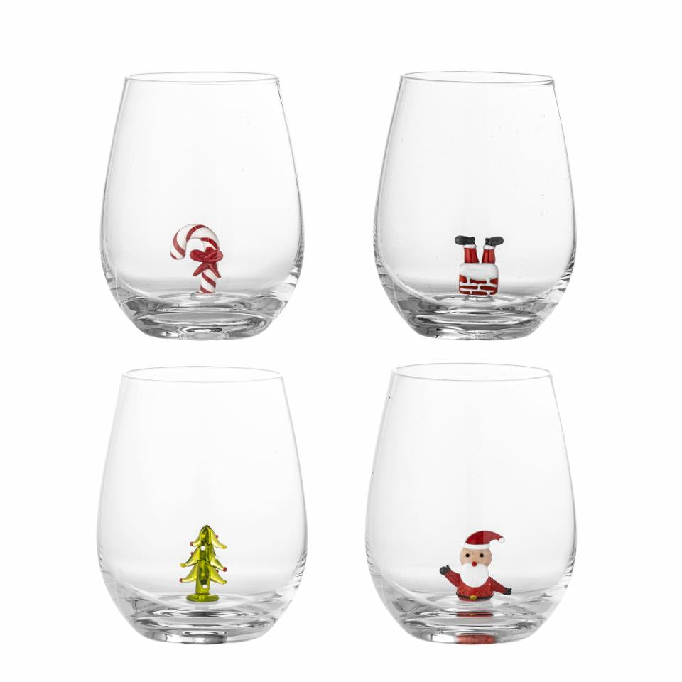 Misa drikkeglass 560ml - Julenissens ben