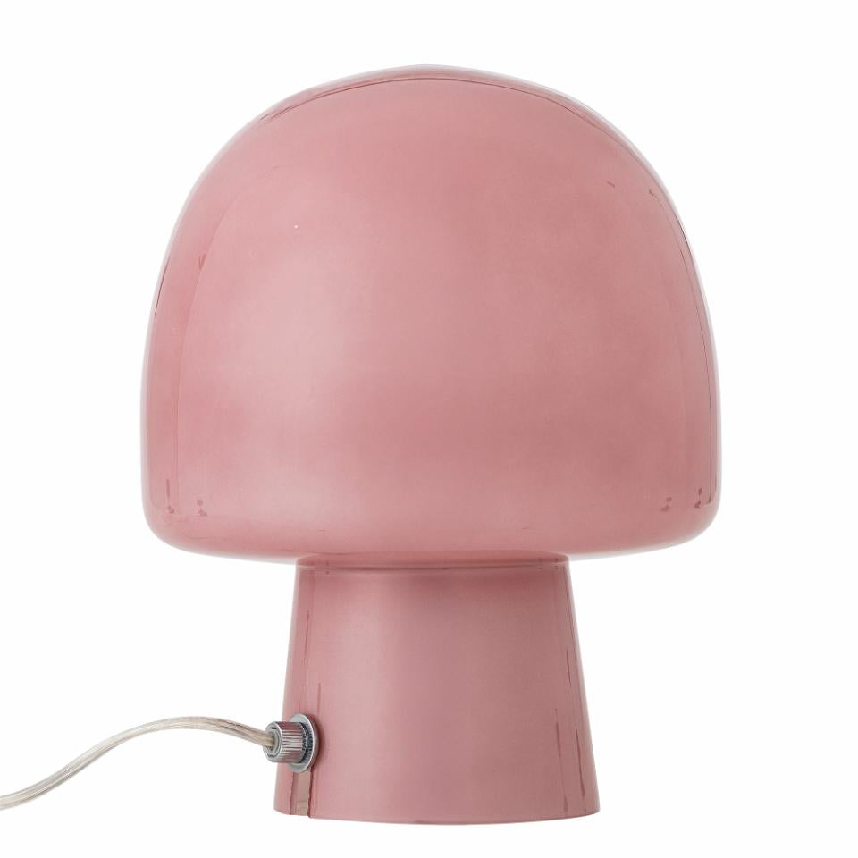 Paddy bordlampe i glass, H26,5 - Rosa