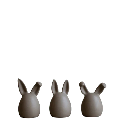 Triplets (3pk.) påskeharer - Dust