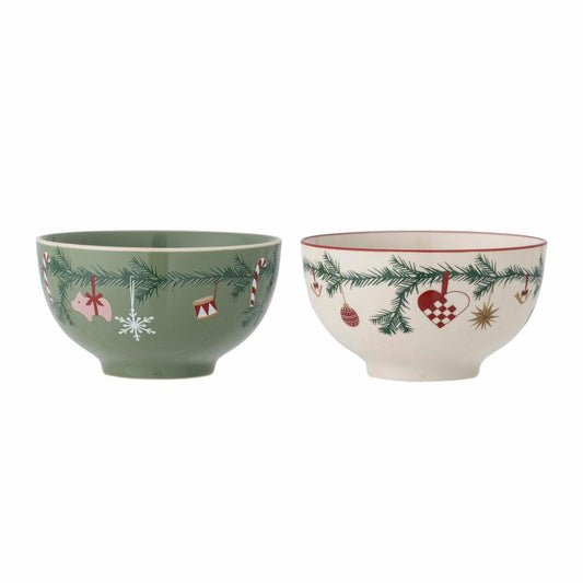 Yule skål Ø14cm - Natur