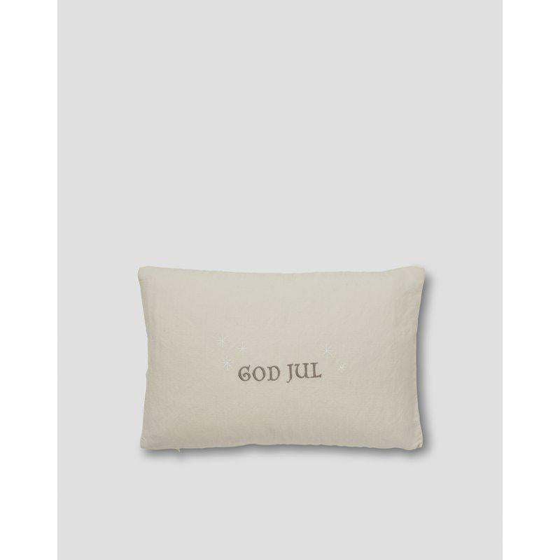 Christmas putetrekk 30x50cm - Offwhite